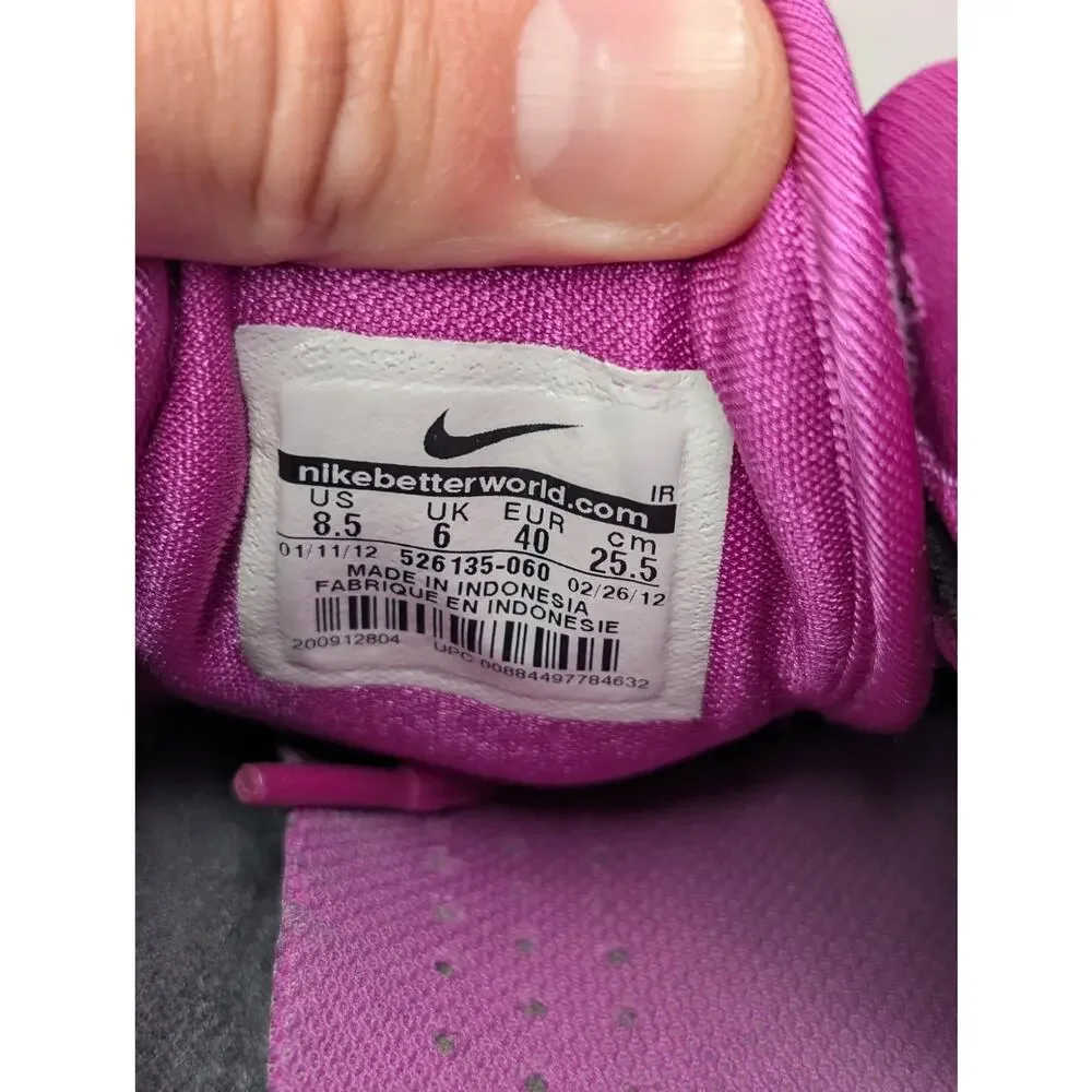 Nike Free TR Luxe 2 Womens‎ Running Shoes Gray Purple Size 8.5 526135-060